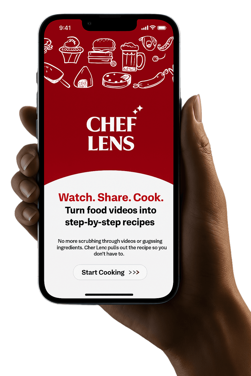Chef Lens App Screenshot